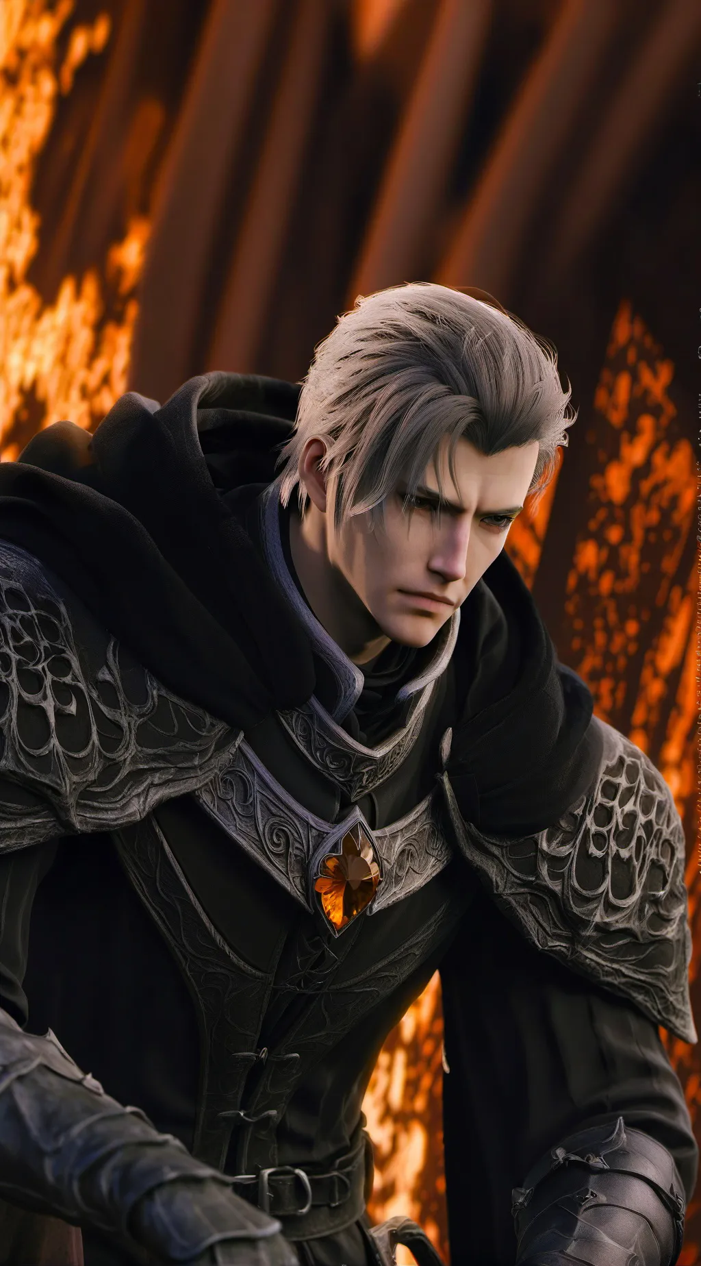 ai character: LOBO MAS DRAGON background