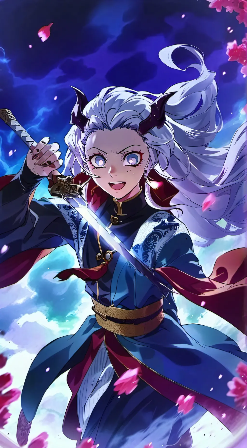 ai character: ONI E HUMANO background