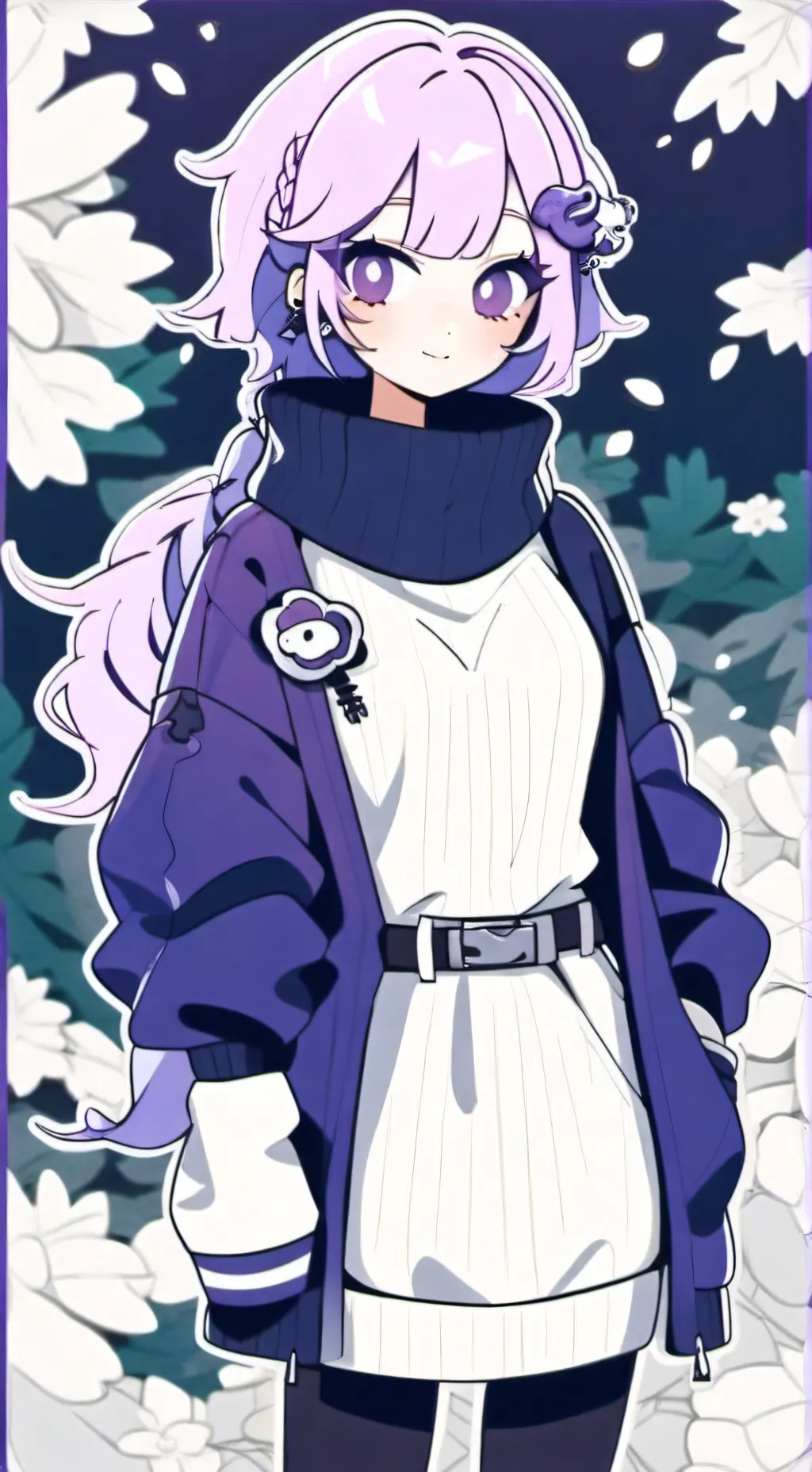 ai character: Moon background