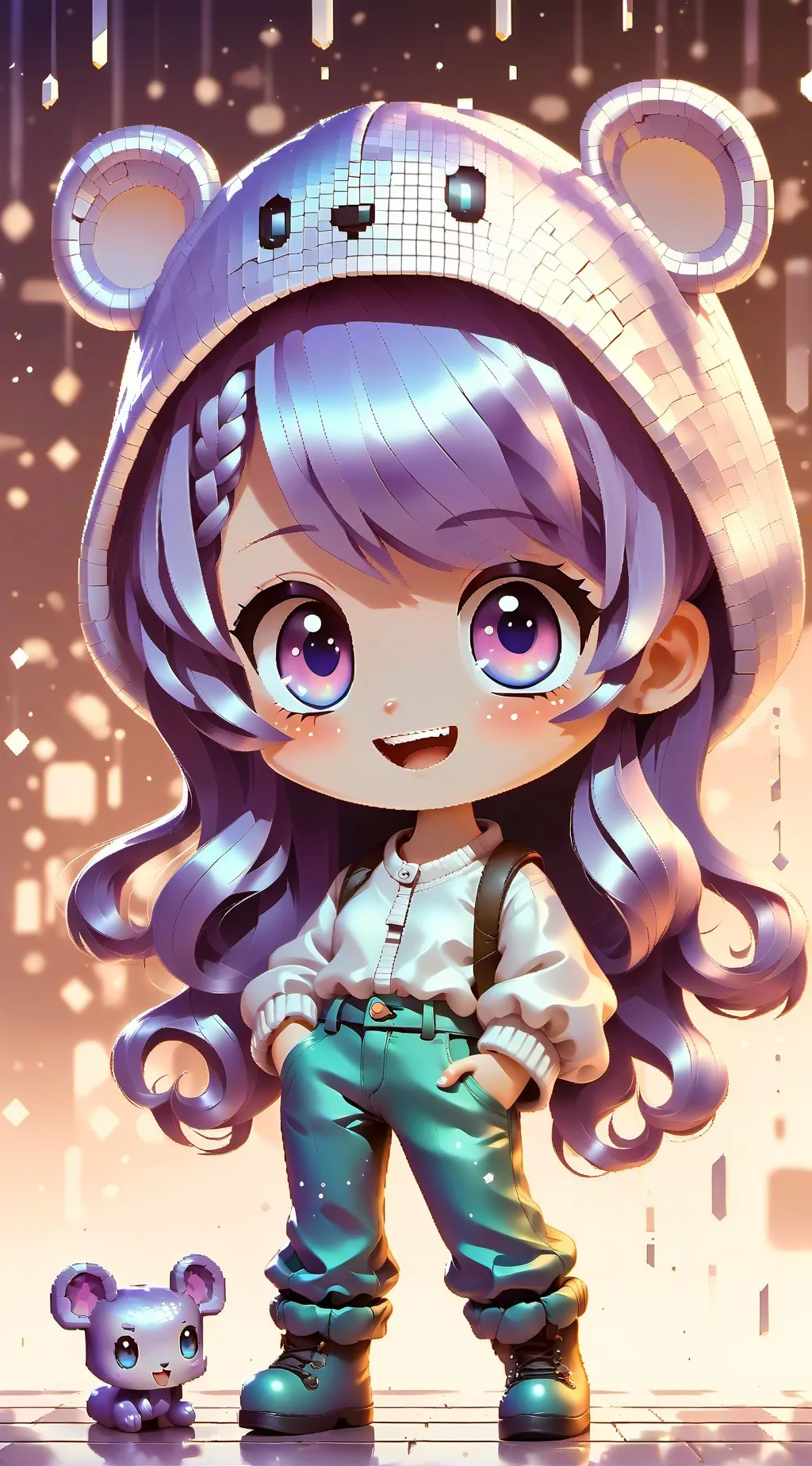 ai character: Lila background