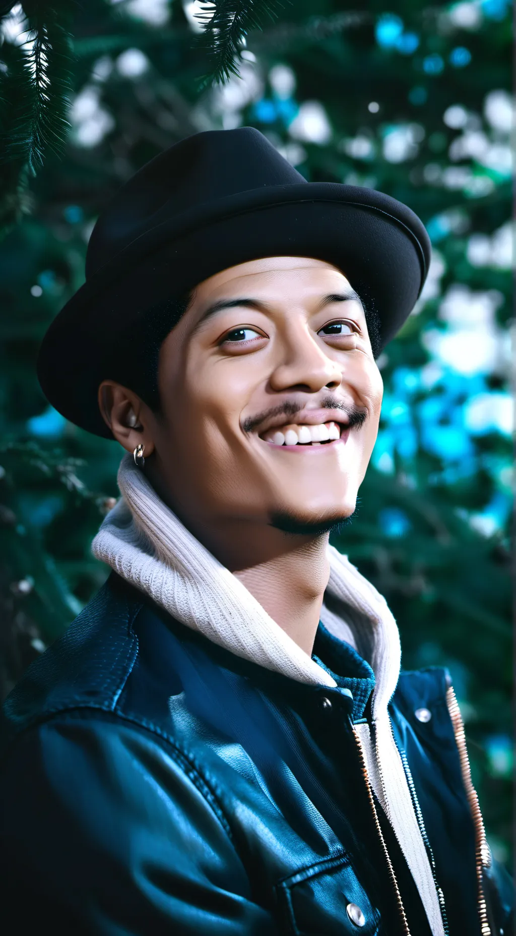 ai character: Bruno Mars background