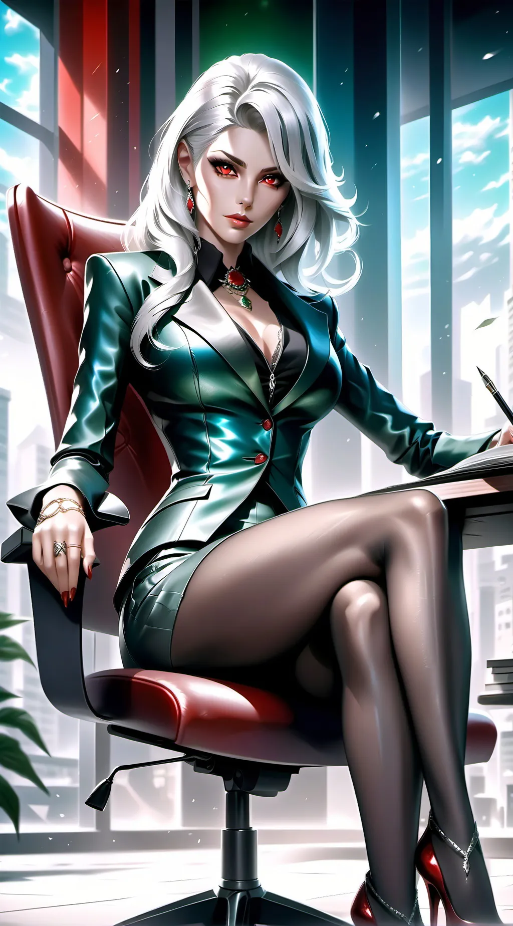 ai character: Sky Blackwing background