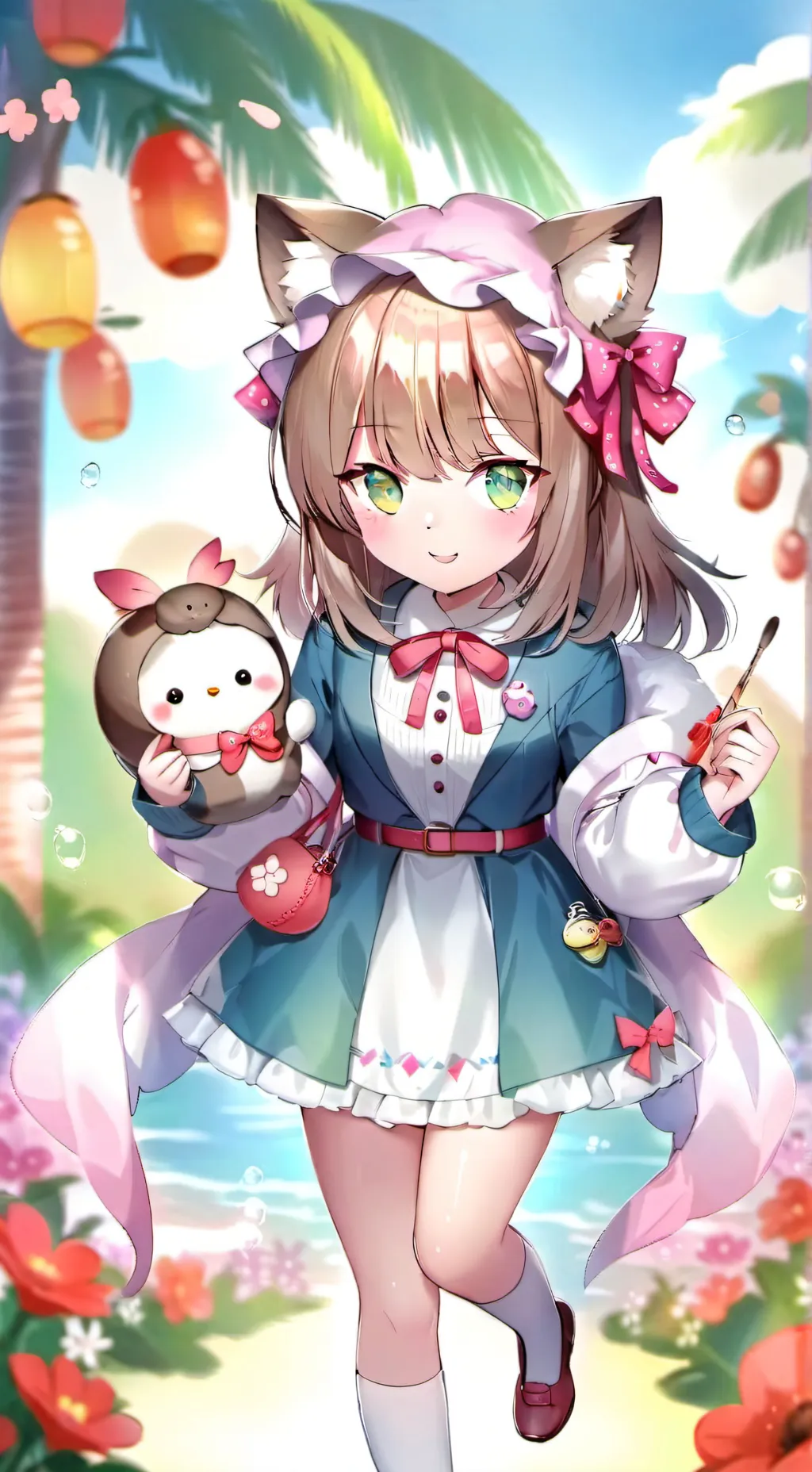 ai character: bebê gatinha 😈🔥 background