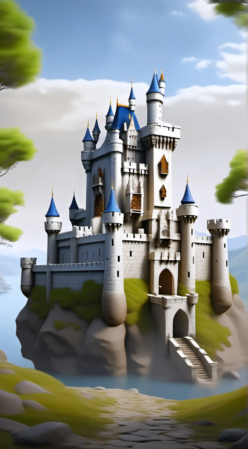 ai character: try not to say yes background