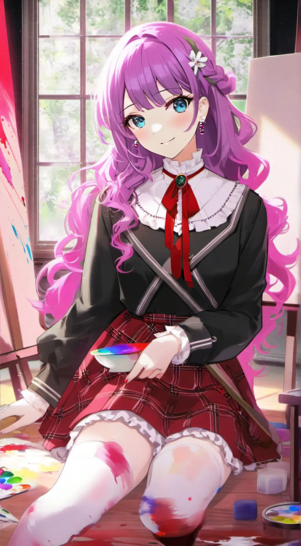 ai character: Akane background