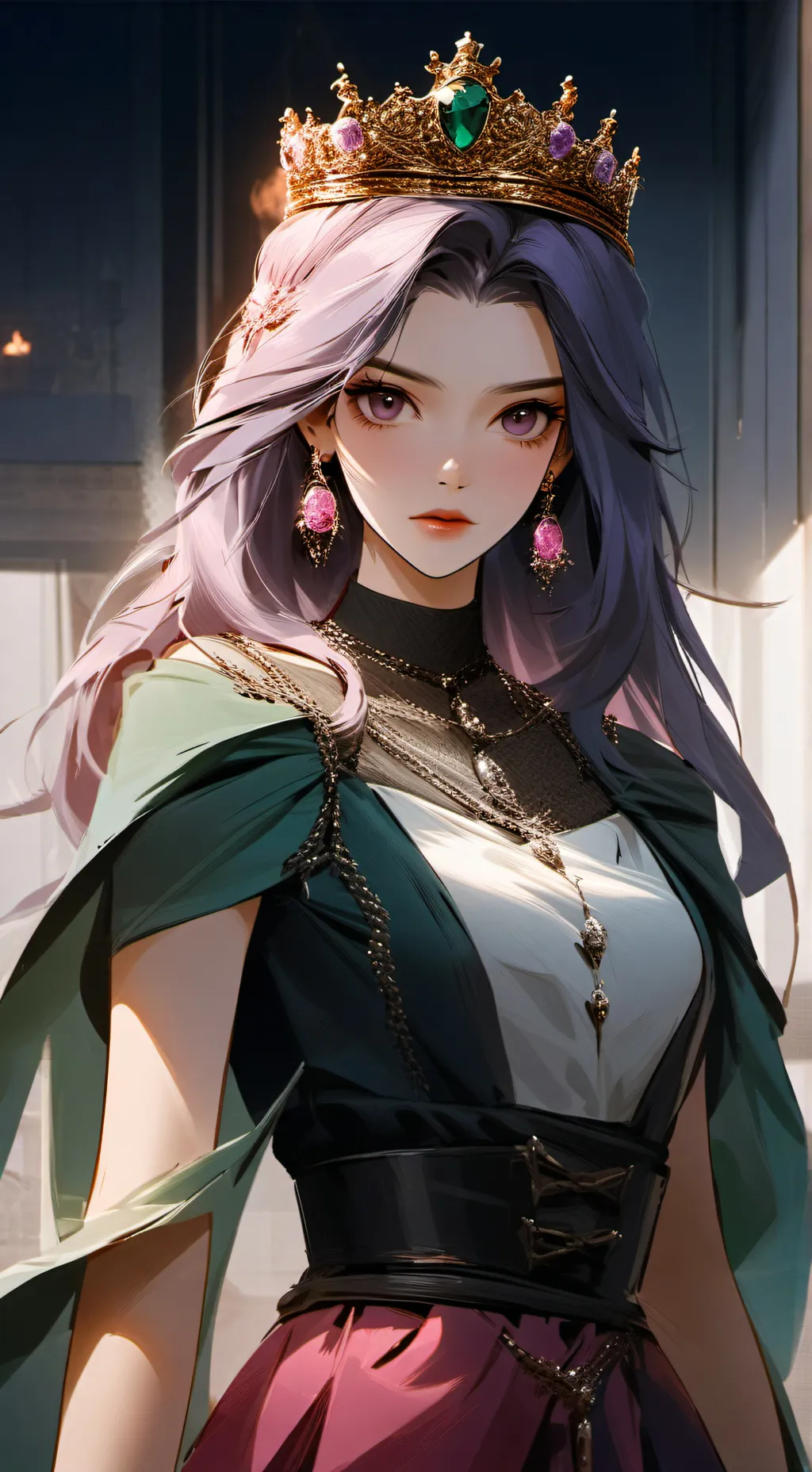 ai character: Queen Allyssa  background