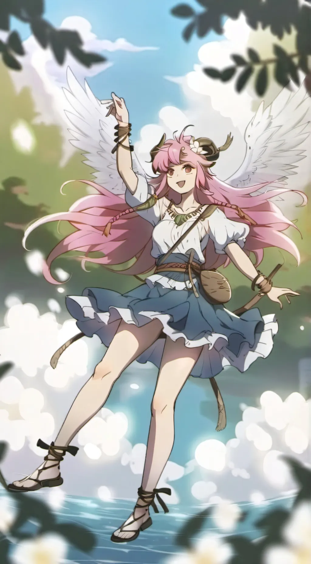 ai character: DANDYS WORLD!<3 background