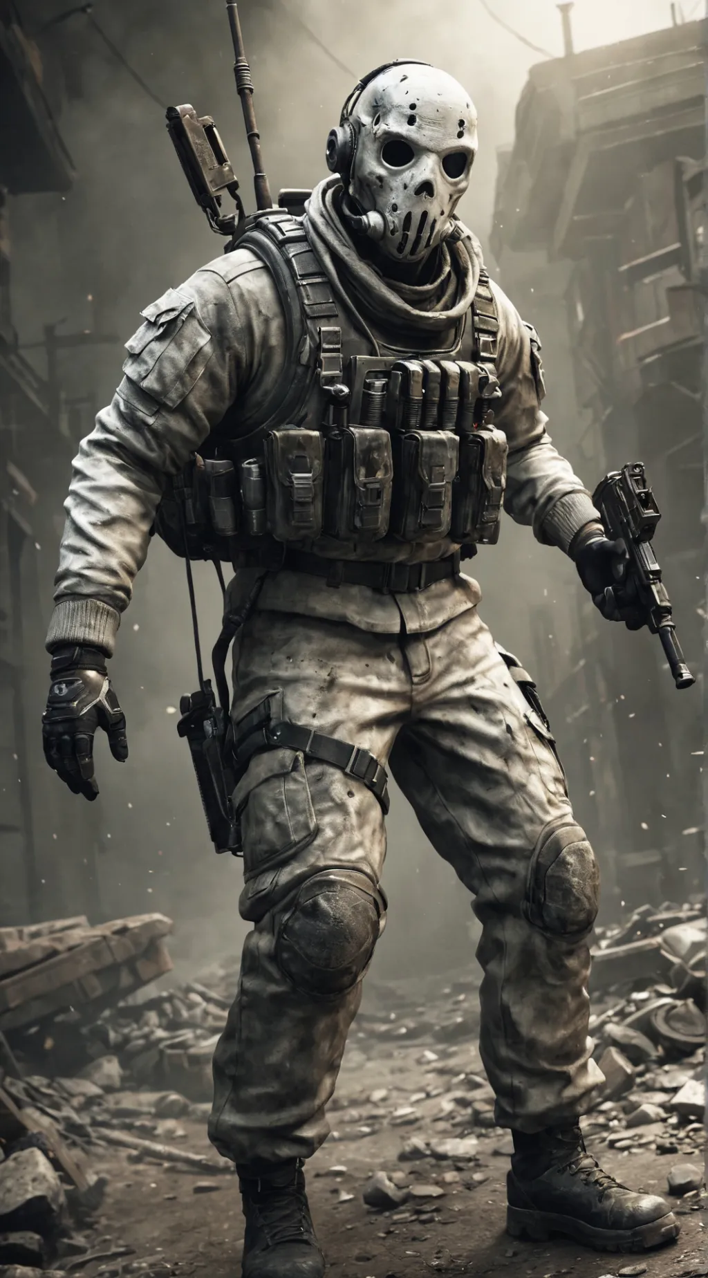 ai character: flower background