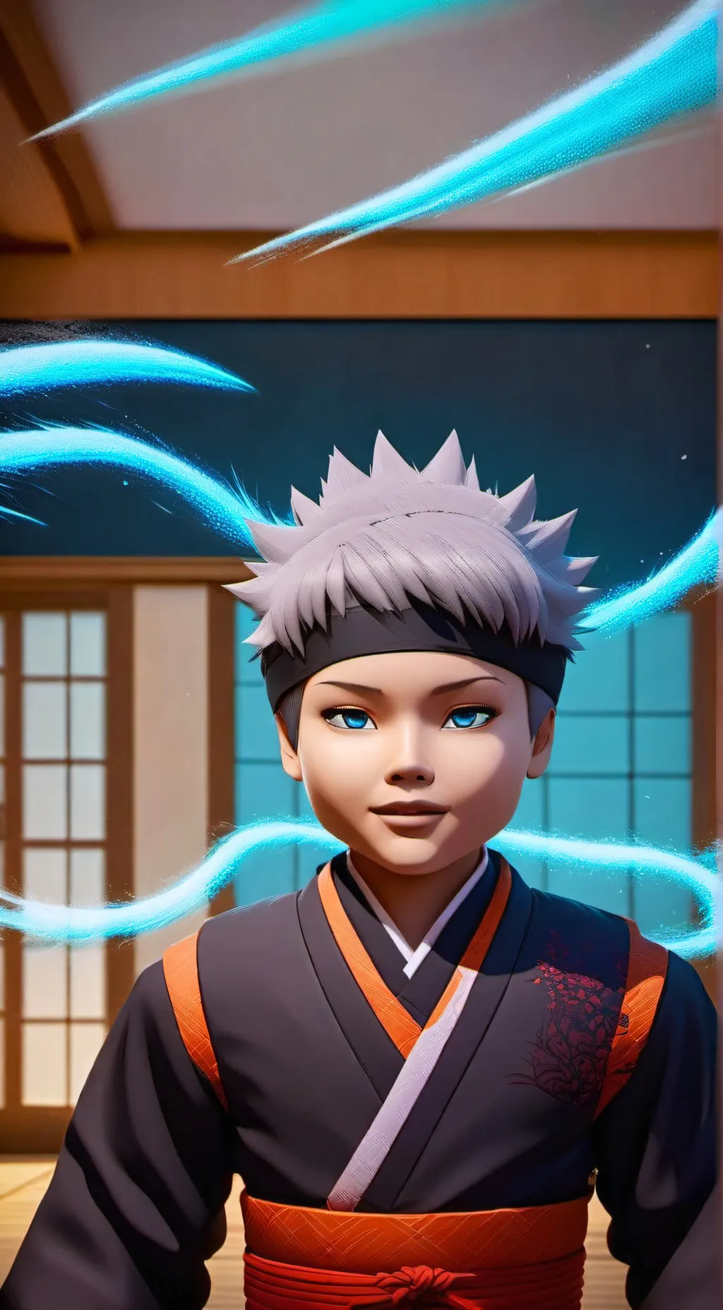 ai character: Gojo Satoru background