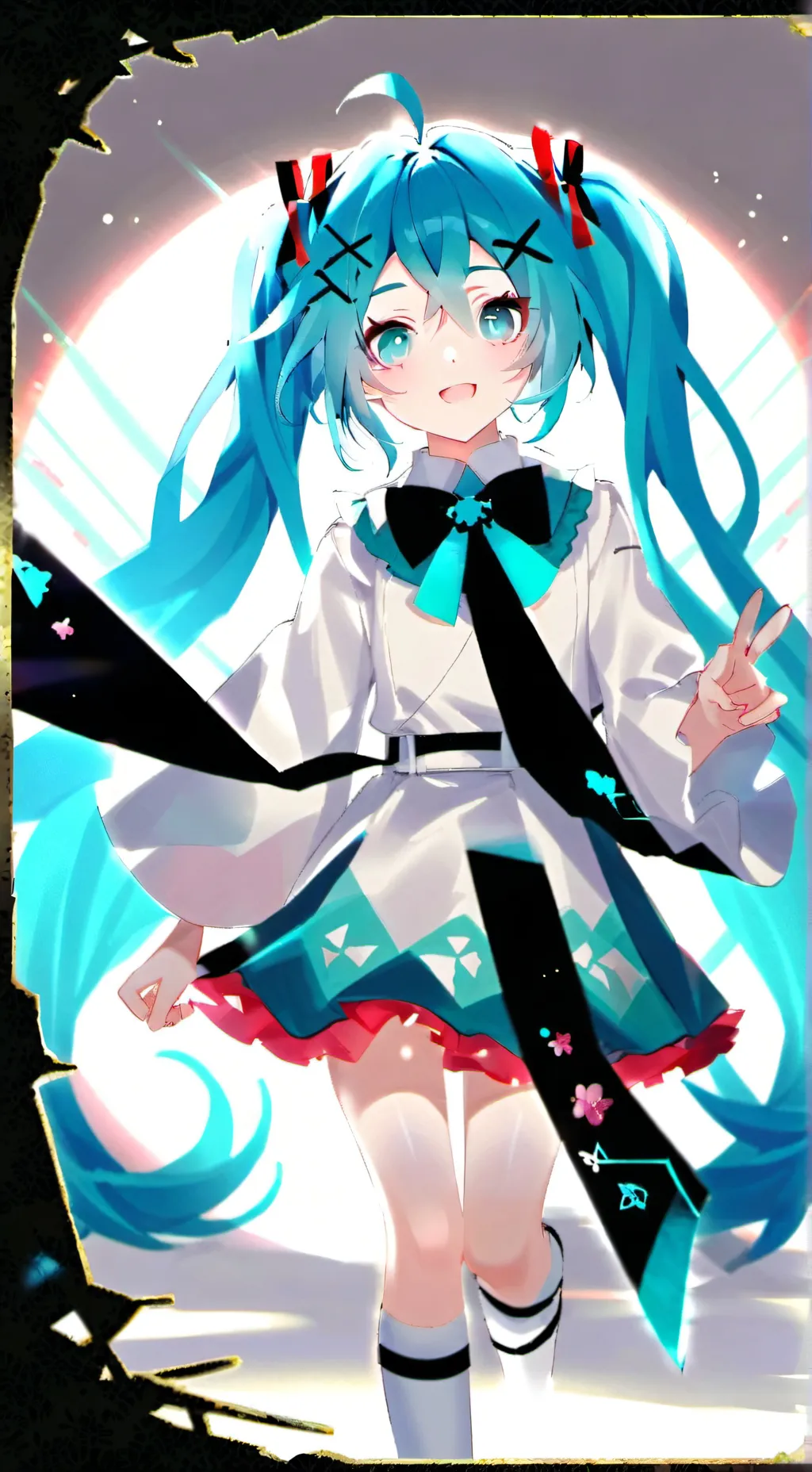 ai character: matzume Miku background