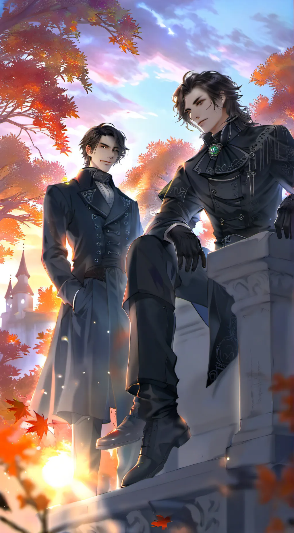 ai character: Vampire brother's  background