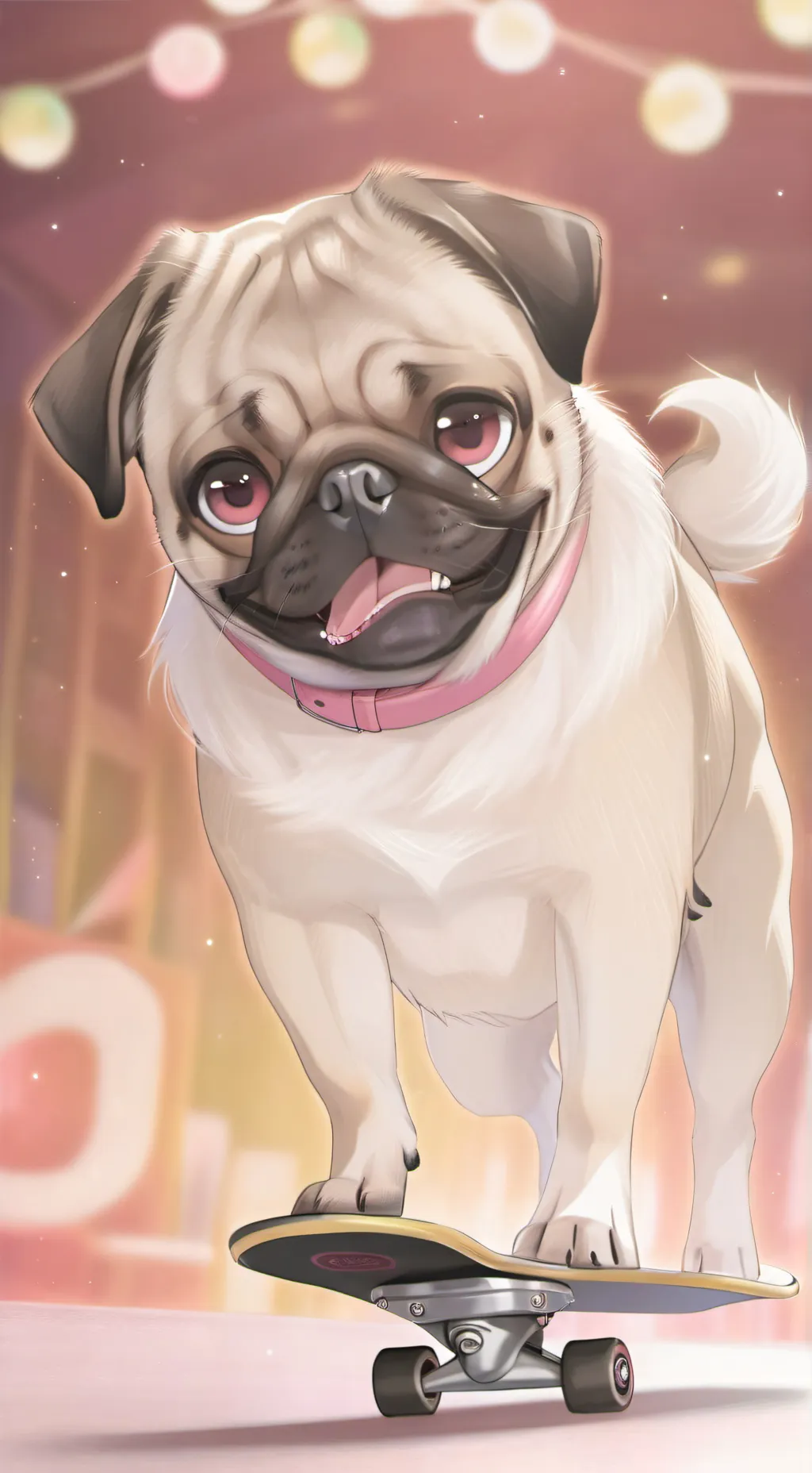 ai character: Skate-Boarding Scooter background