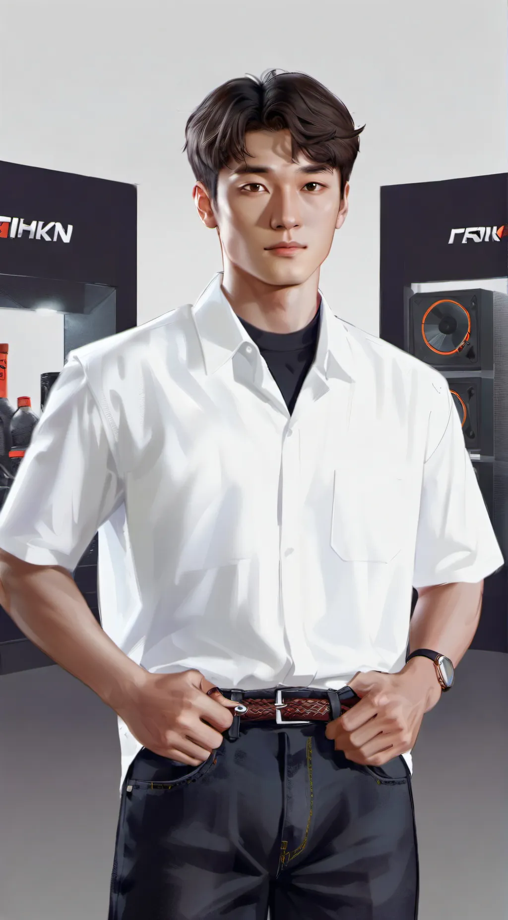 ai character: Max  background