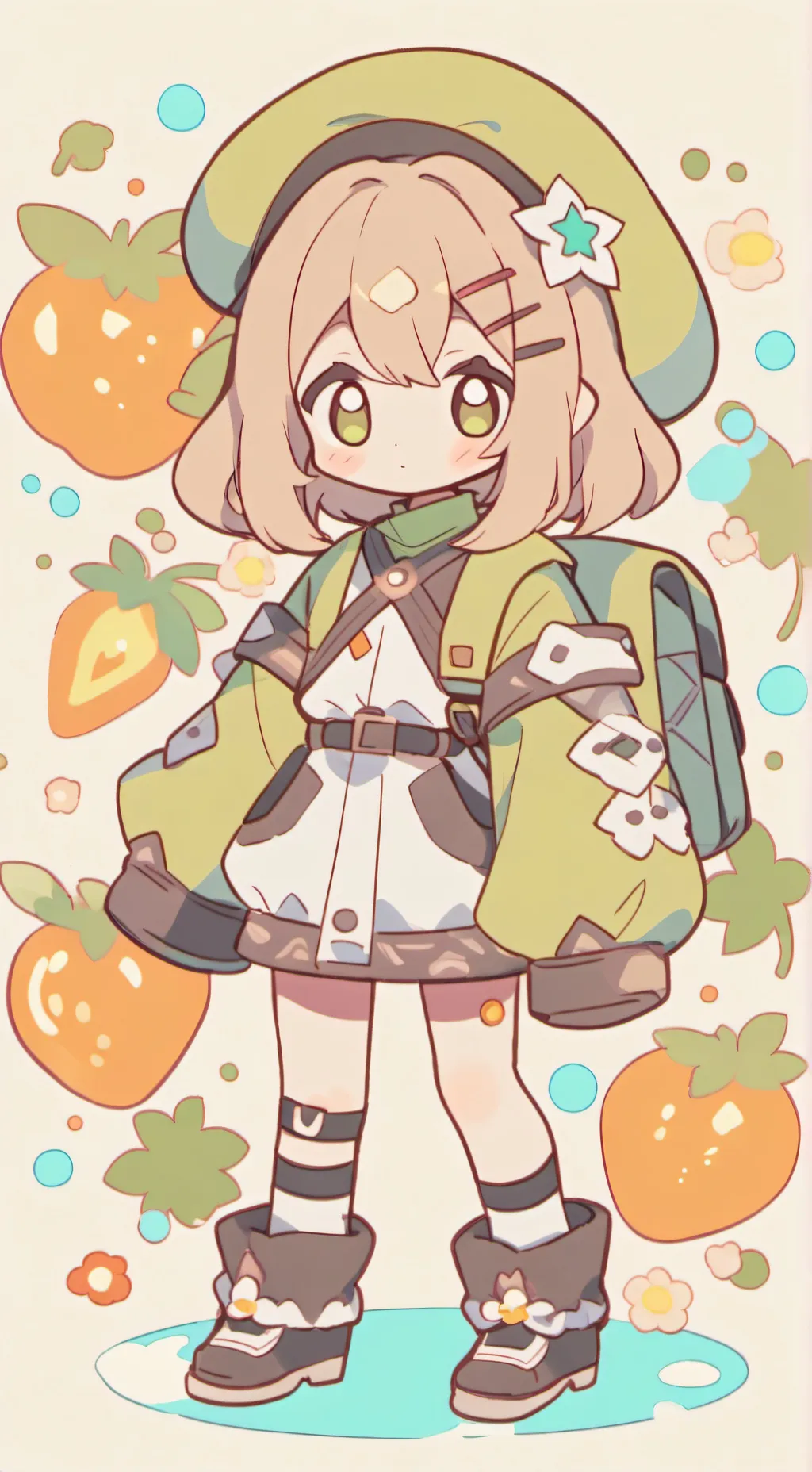 ai character: toga  background