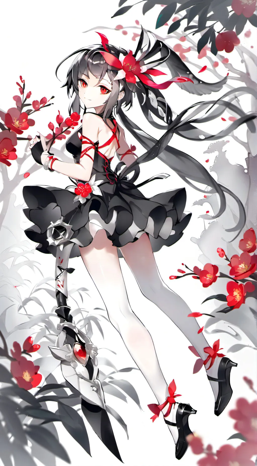 ai character: momo Yandere  background