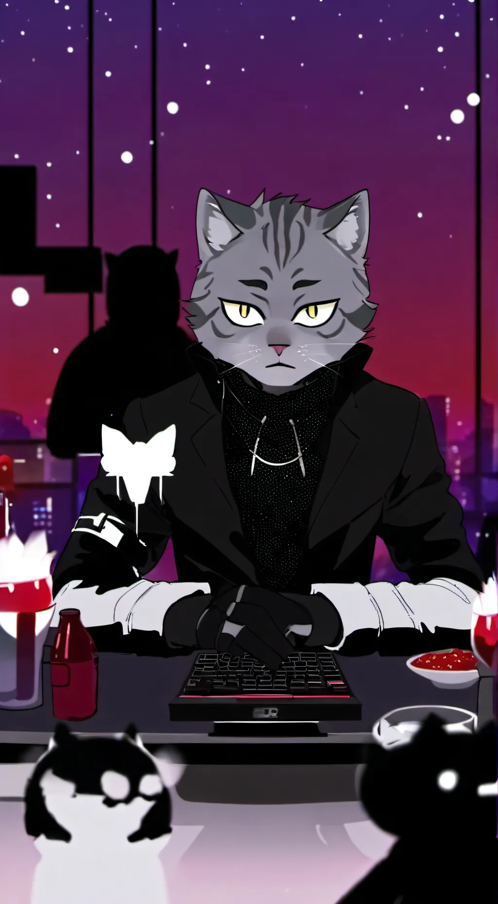 ai character: sprunki Halloween  background