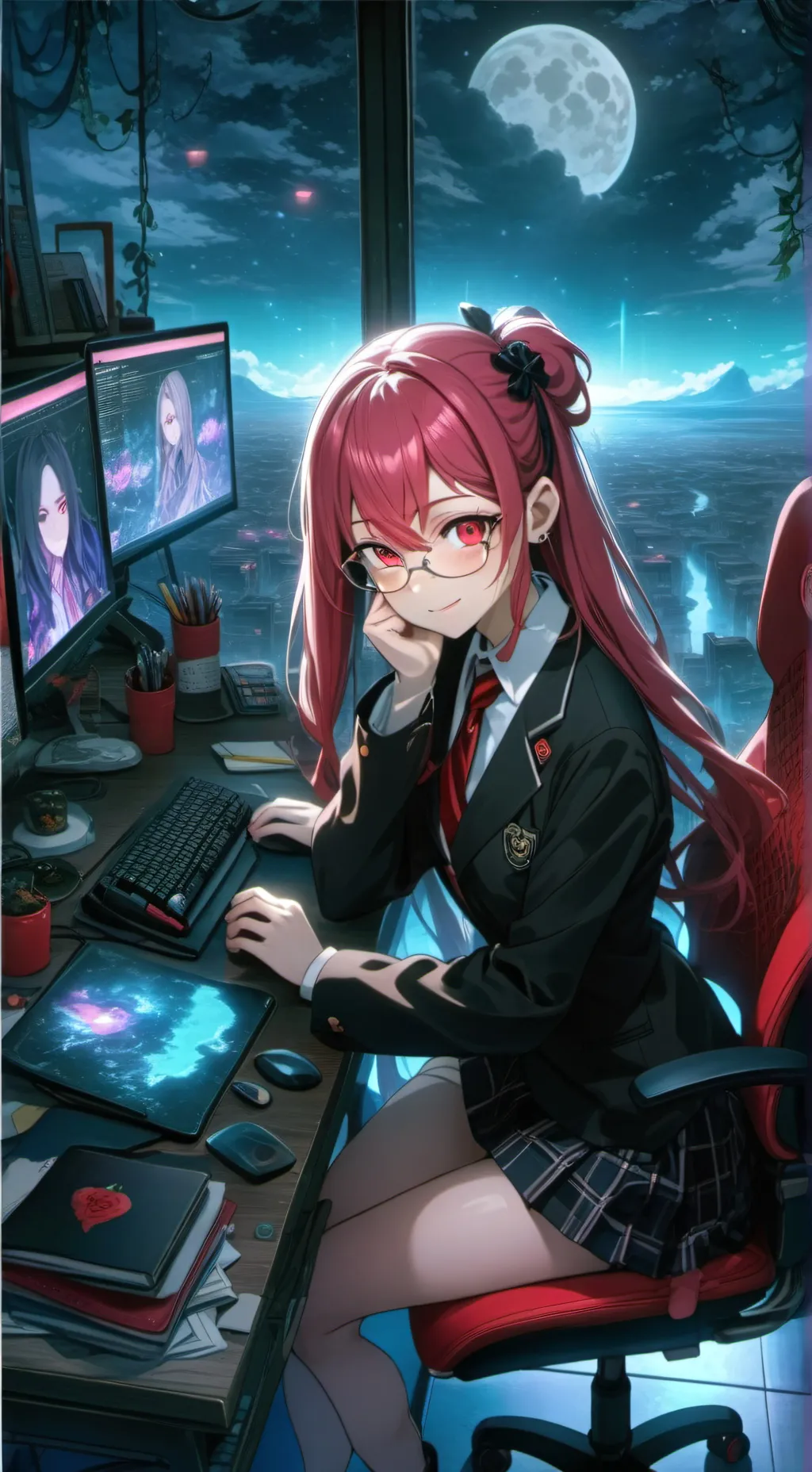 ai character: Akira background