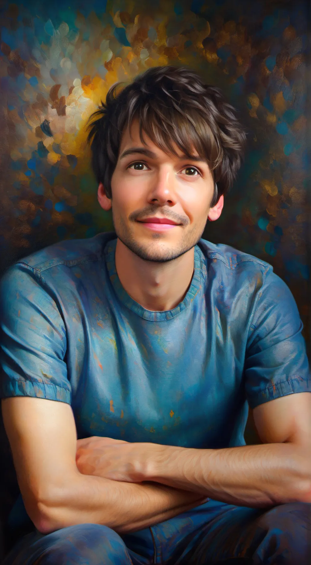 ai character: Louis Tomlinson background