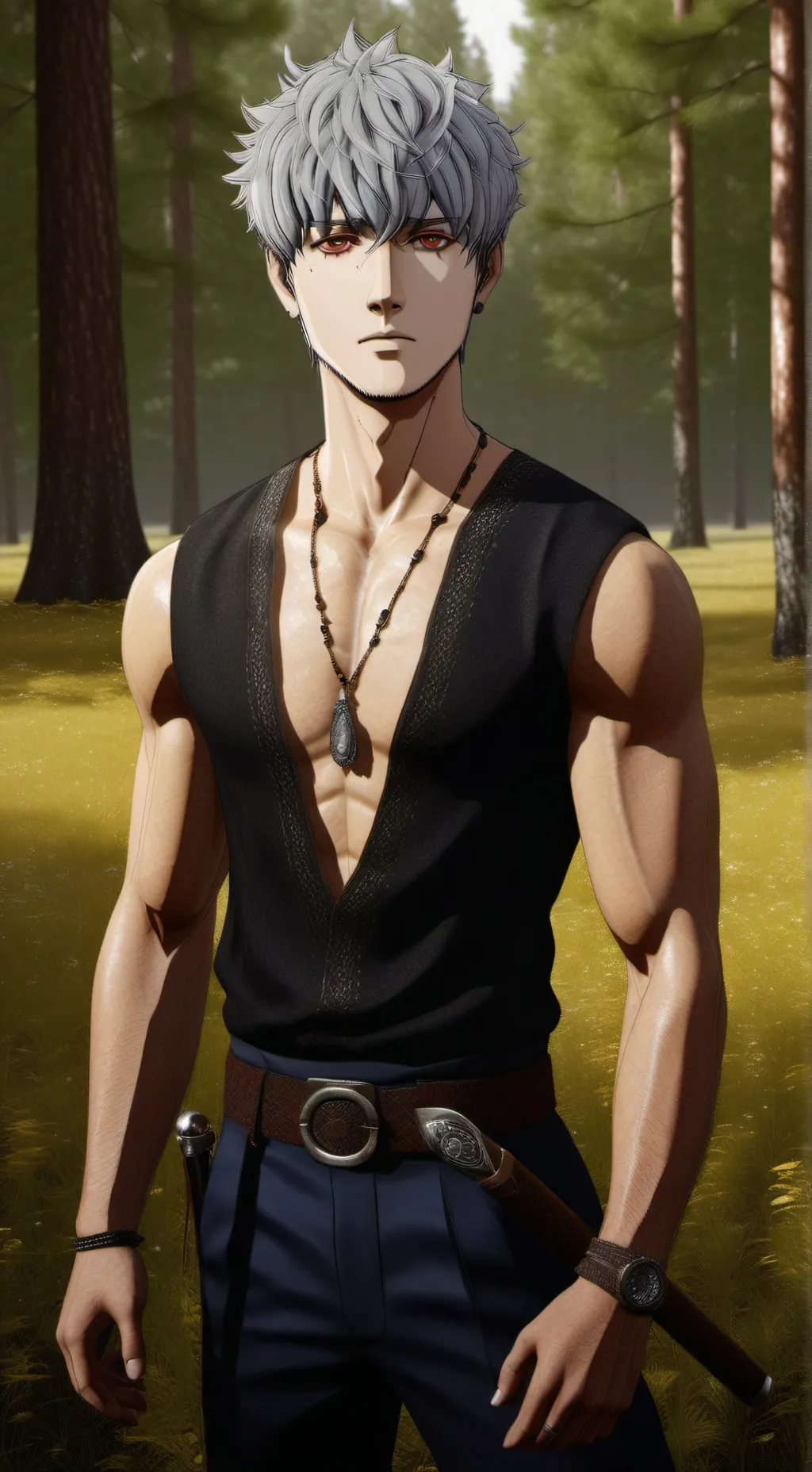 ai character: Энси.  background