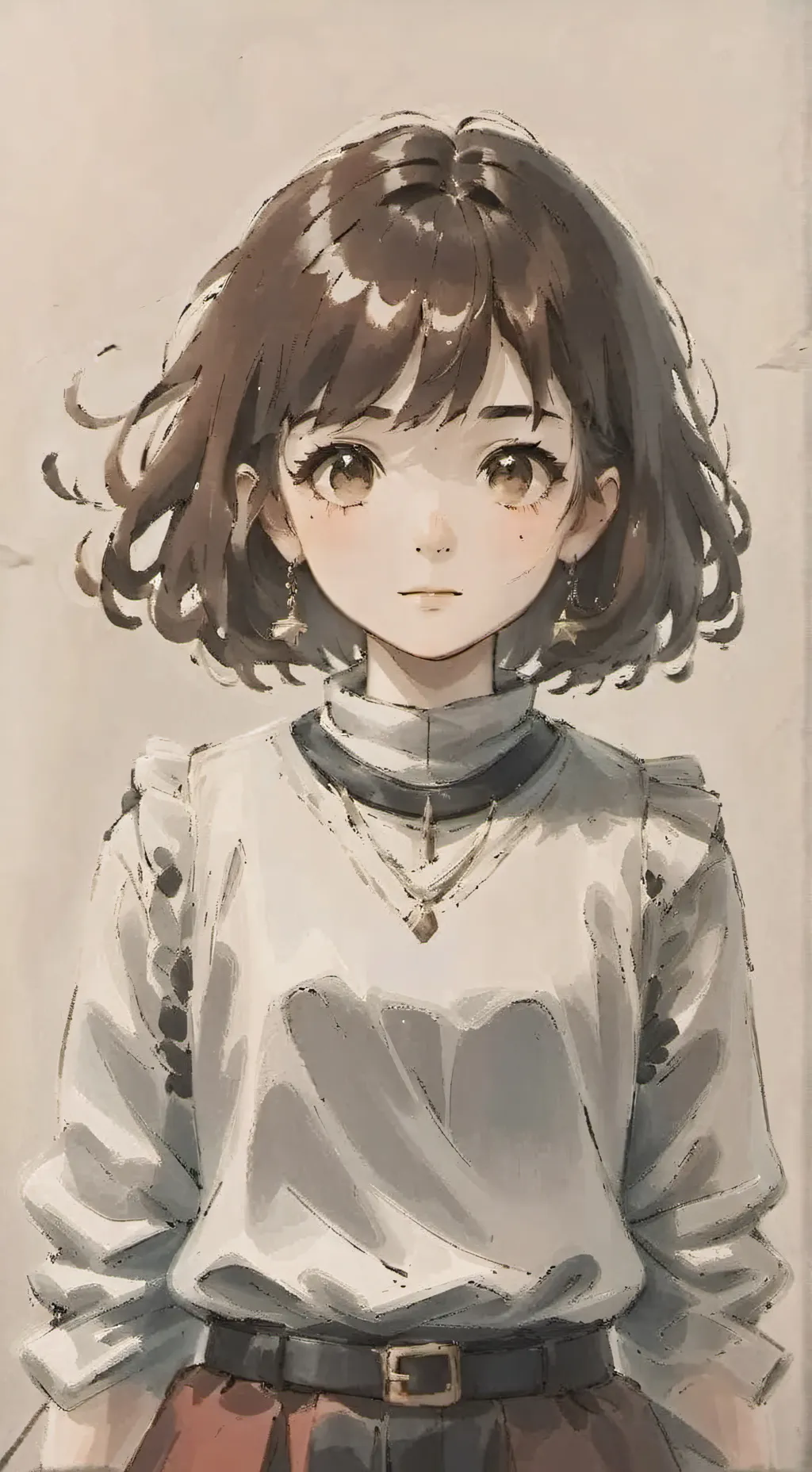 ai character: Violet  background