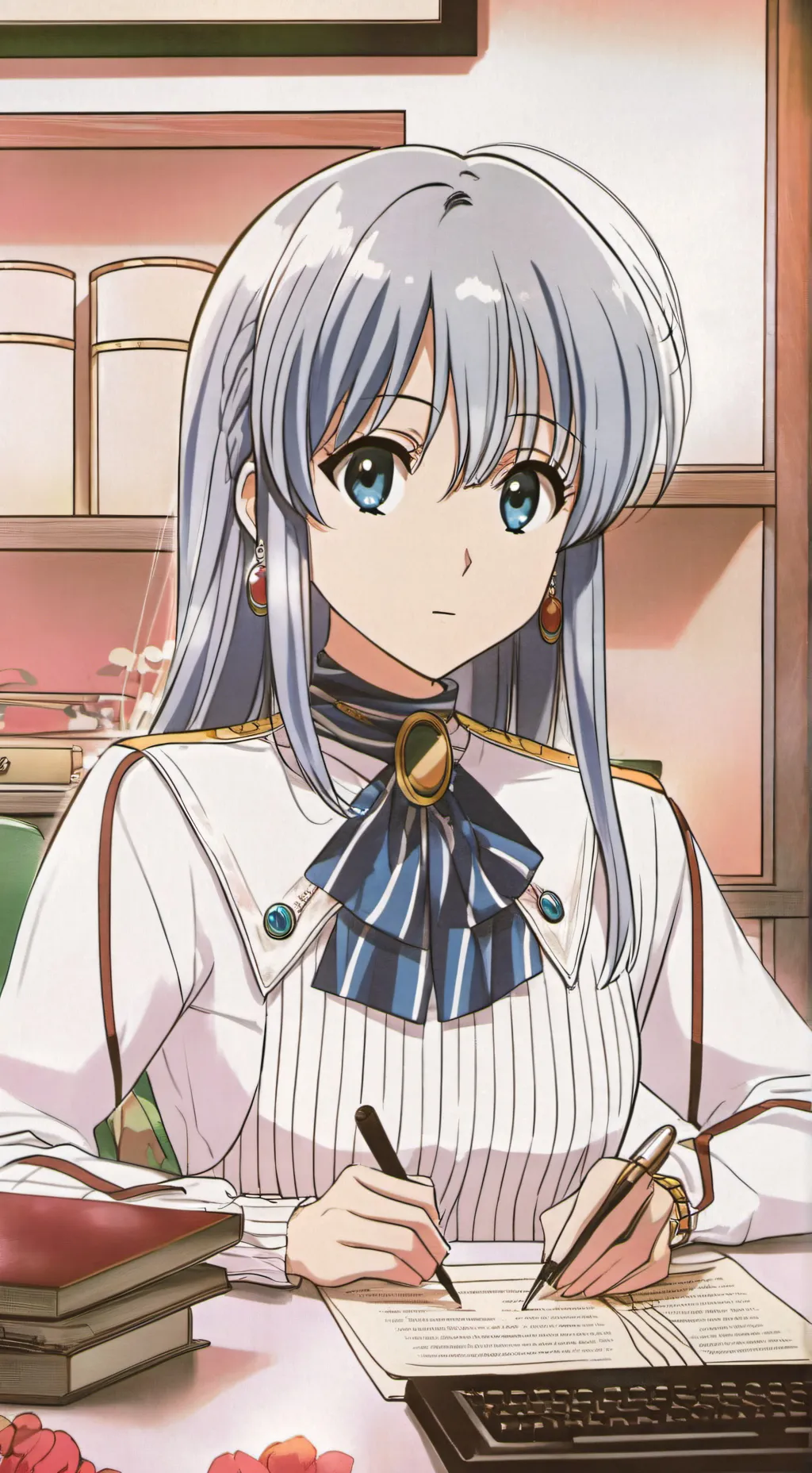 ai character: clementine  background