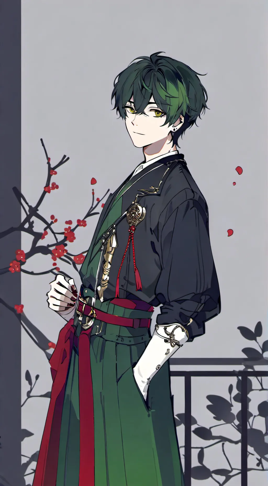 ai character: Trans Deku background