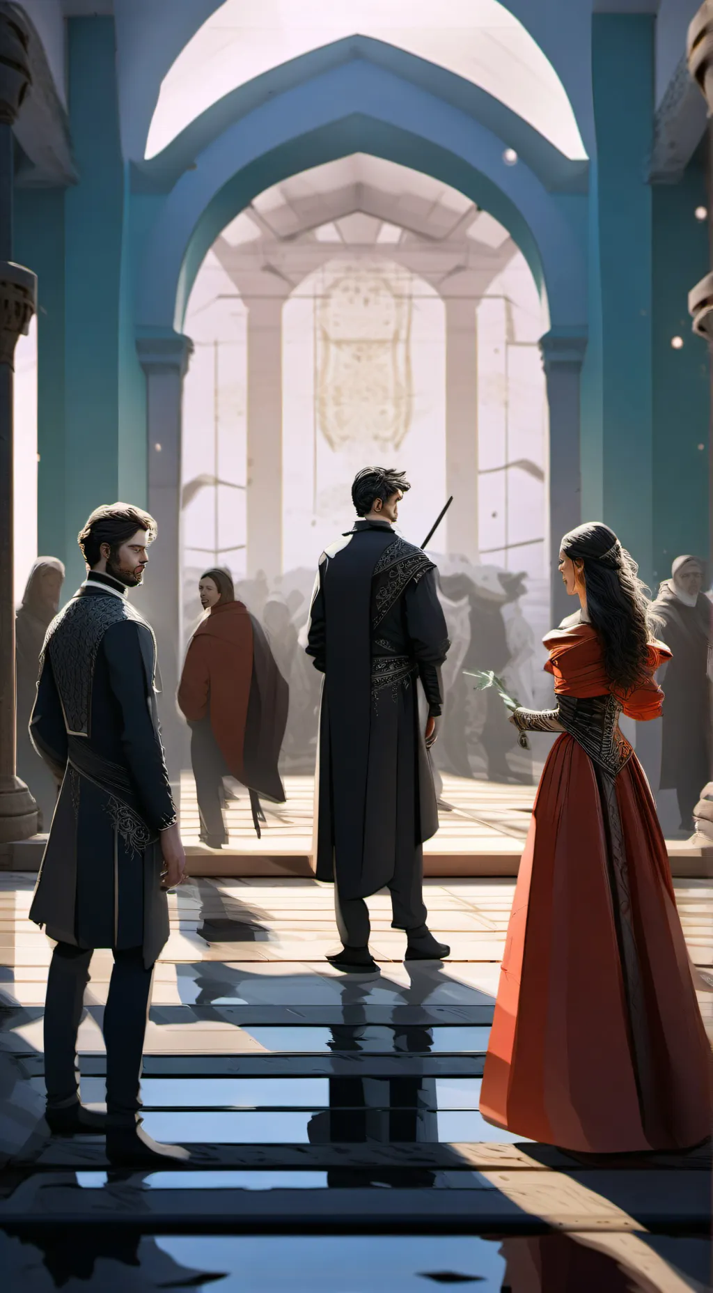 ai character: Escuela de poderes background