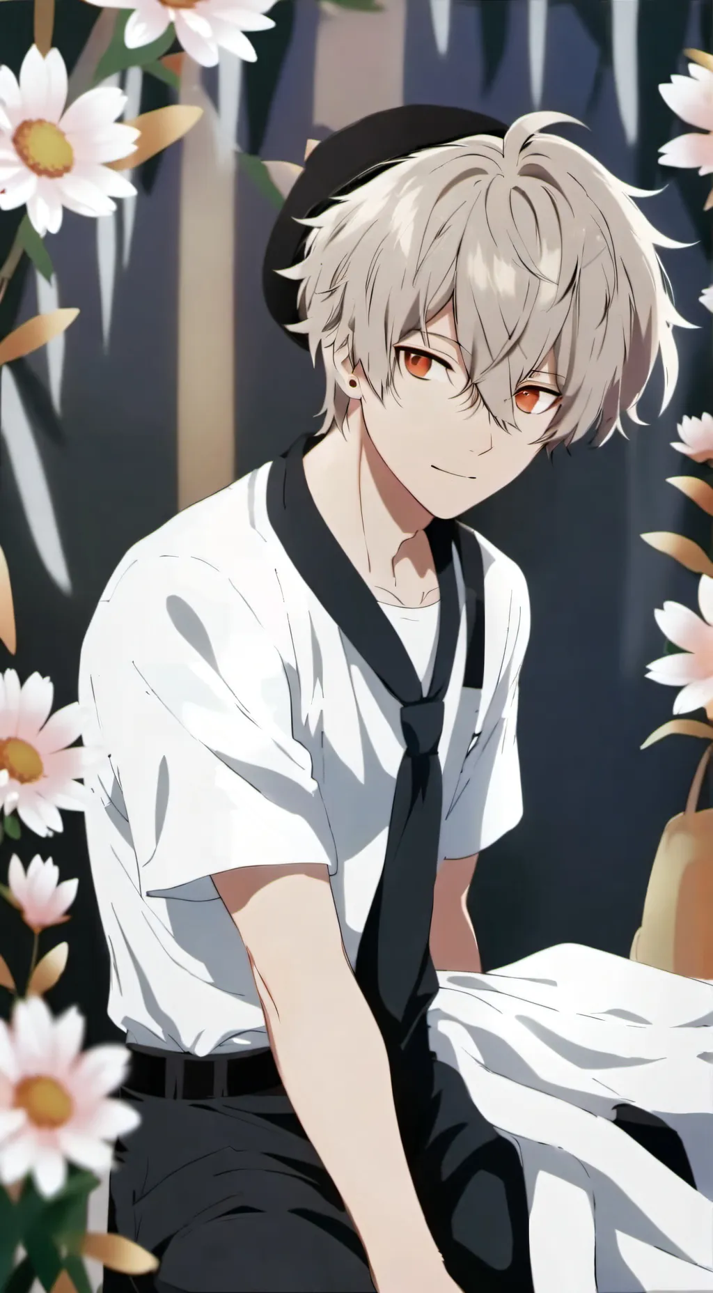 ai character: Lion background