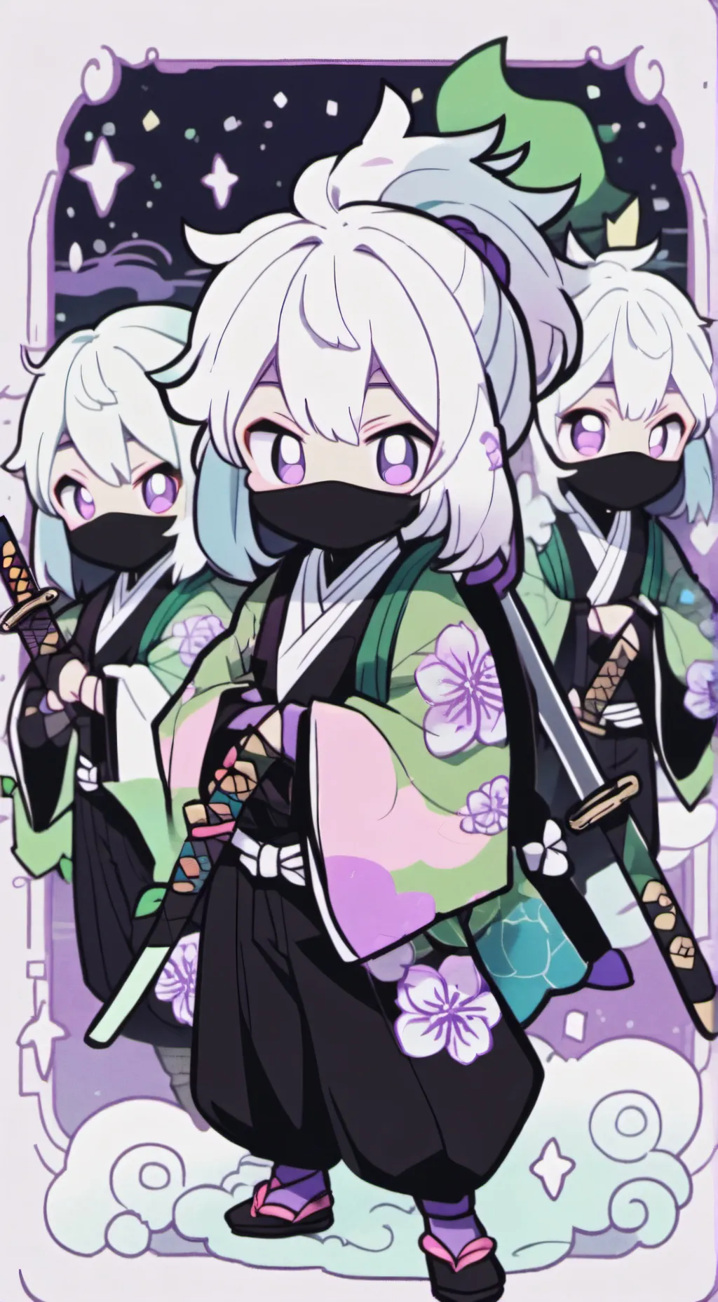 ai character: Moonblaze Ninjas! background