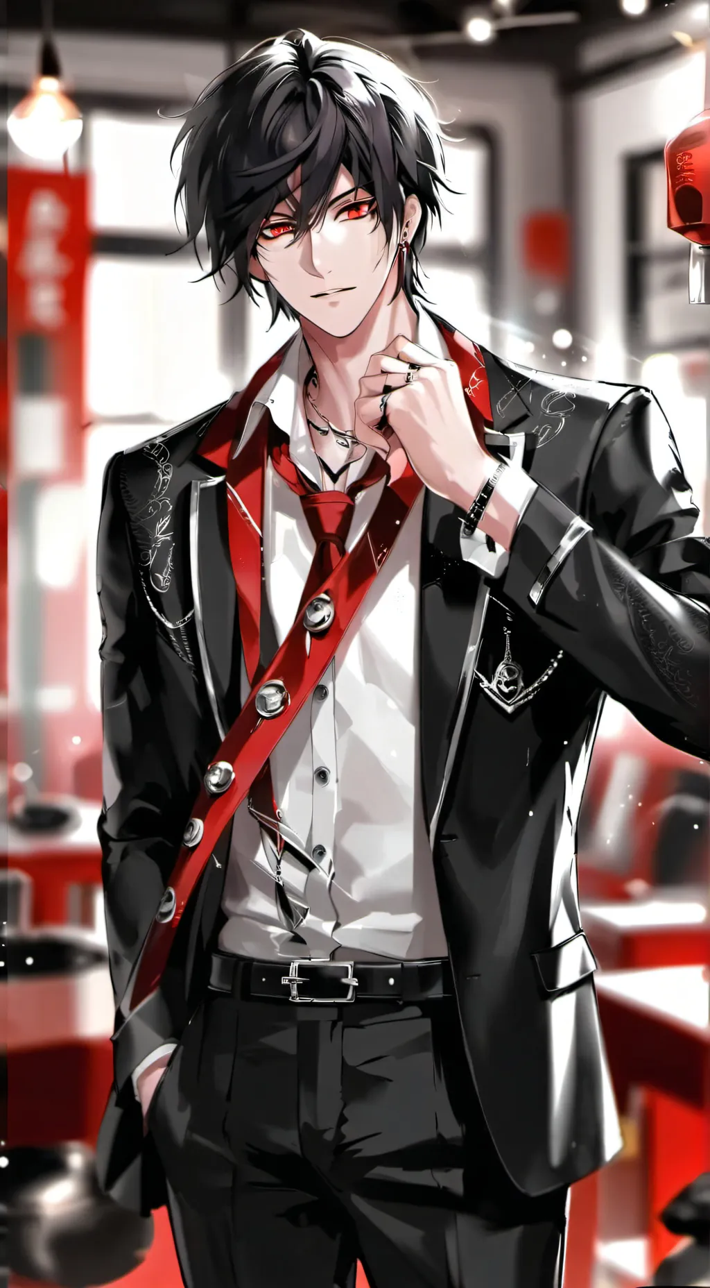 ai character: Mike finster background