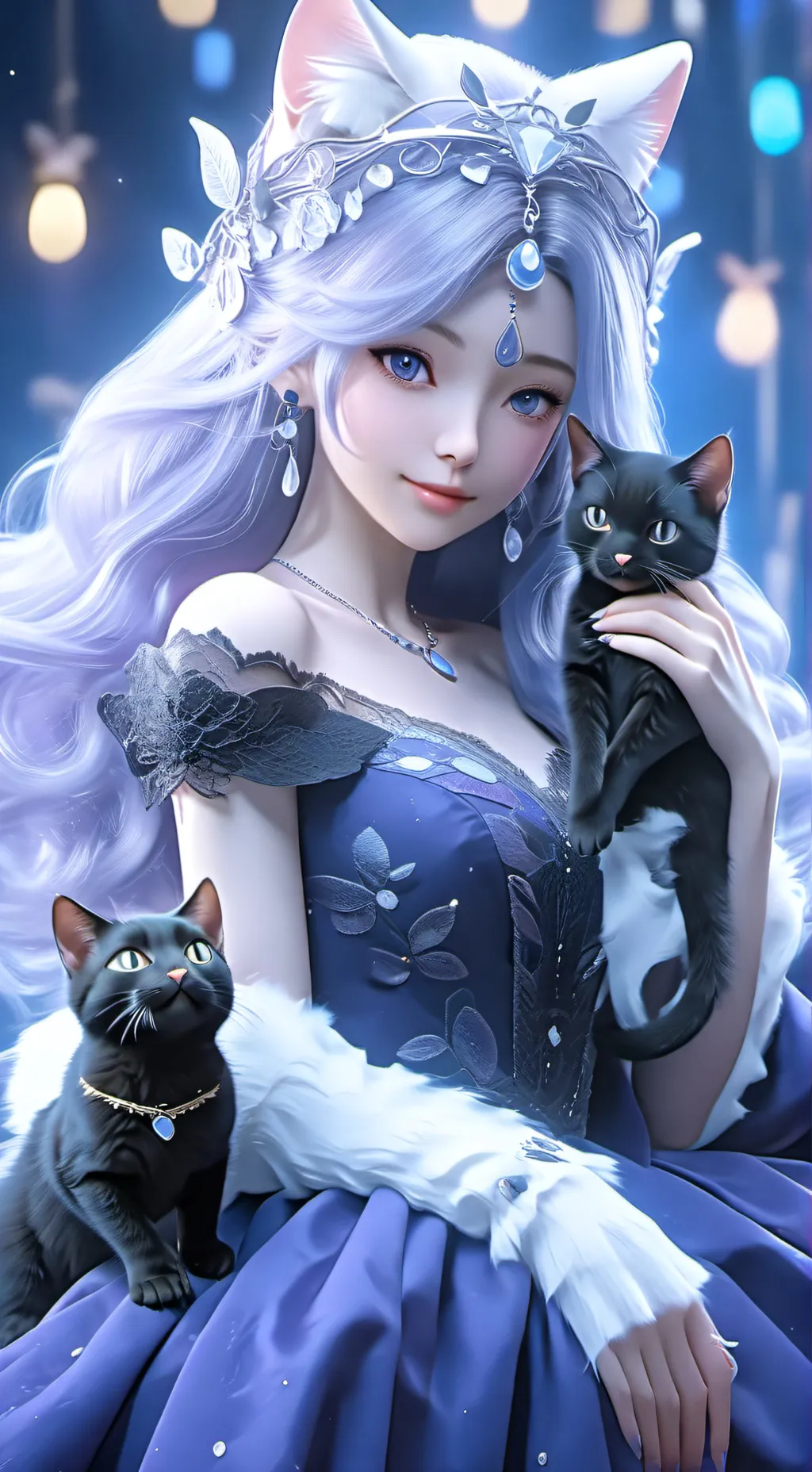 ai character: Lilly background