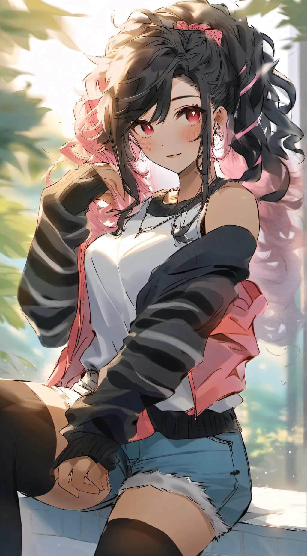 ai character: After the train background