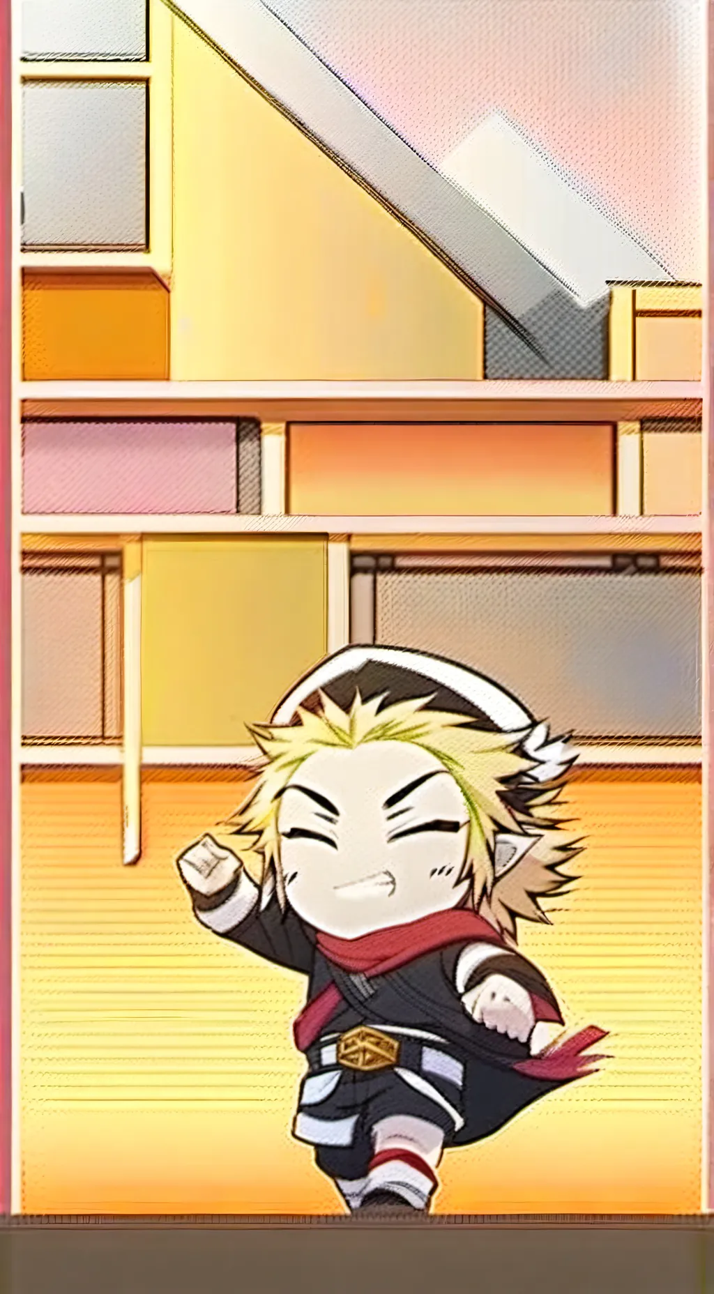 ai character: Rengoku bebe background