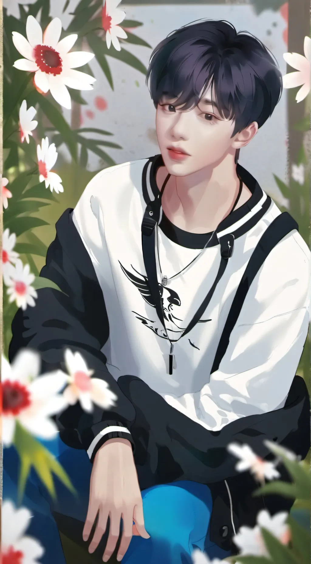 ai character: Ash background