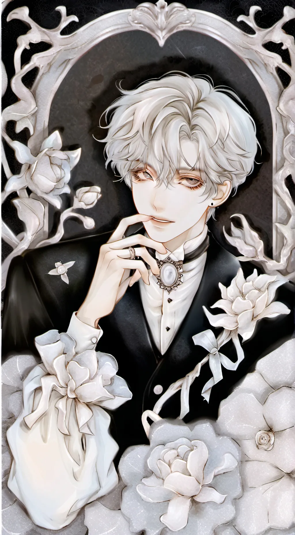 ai character: Zake  background