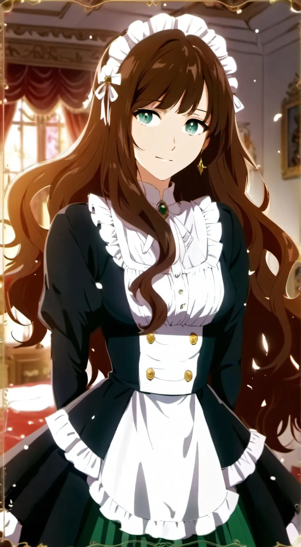 ai character: Head Maid Lydia background