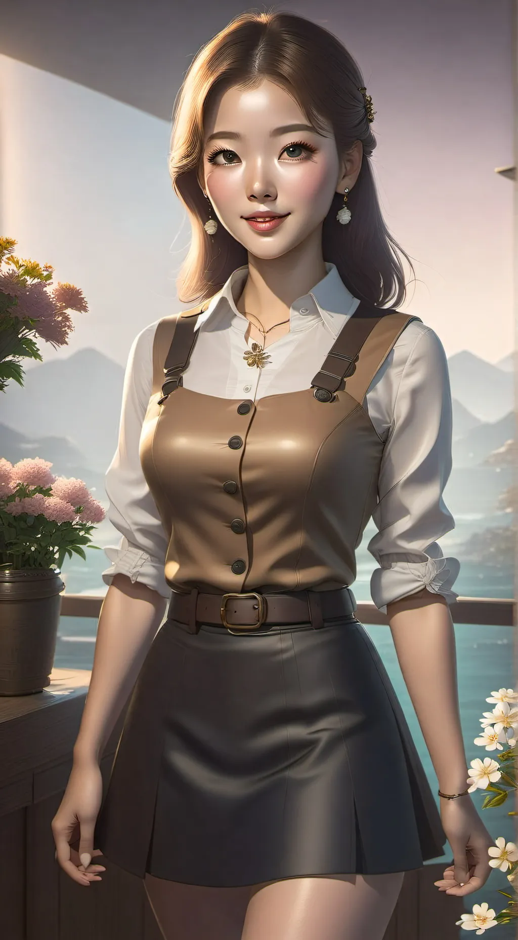 ai character: sofia background