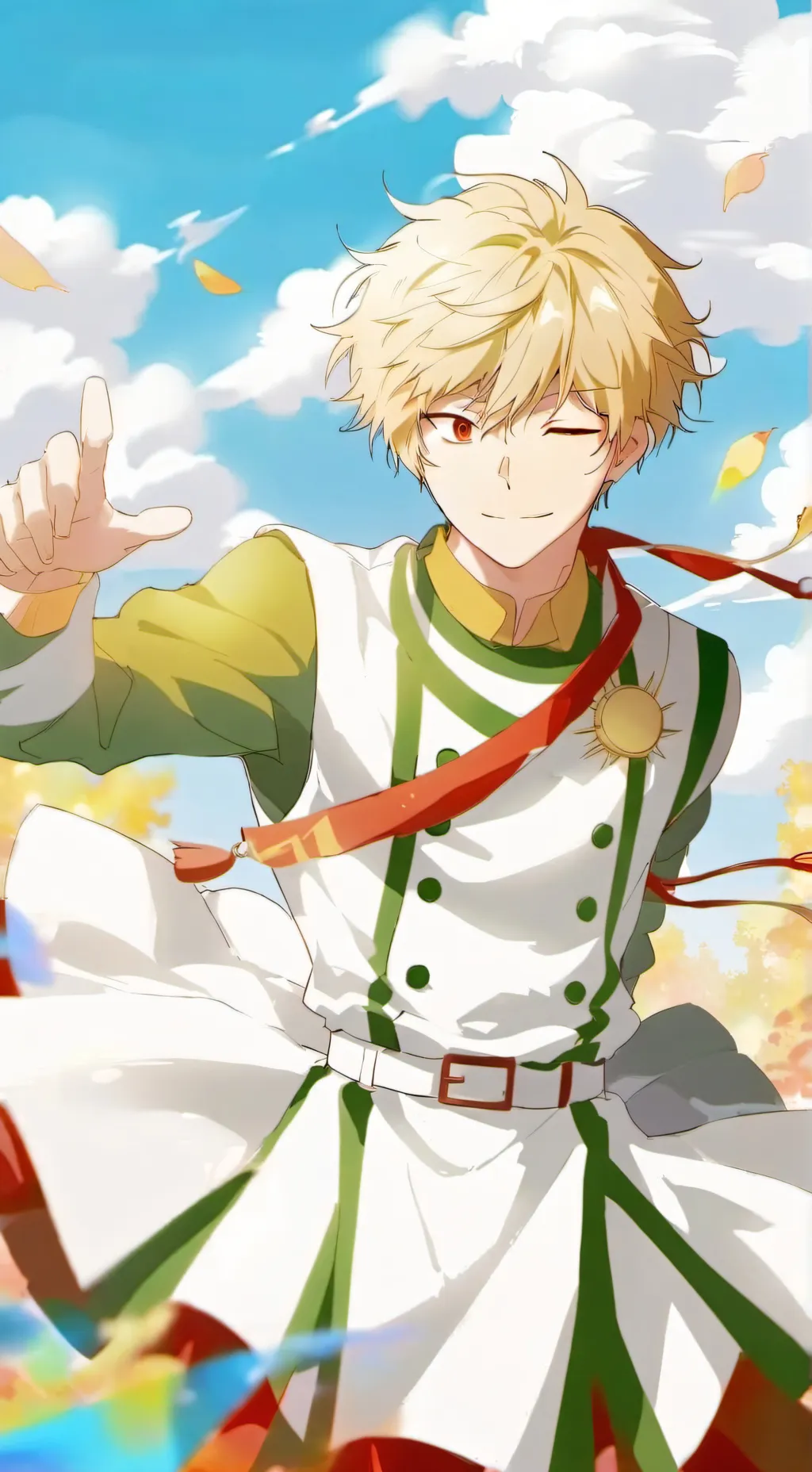 ai character: bakugo  background