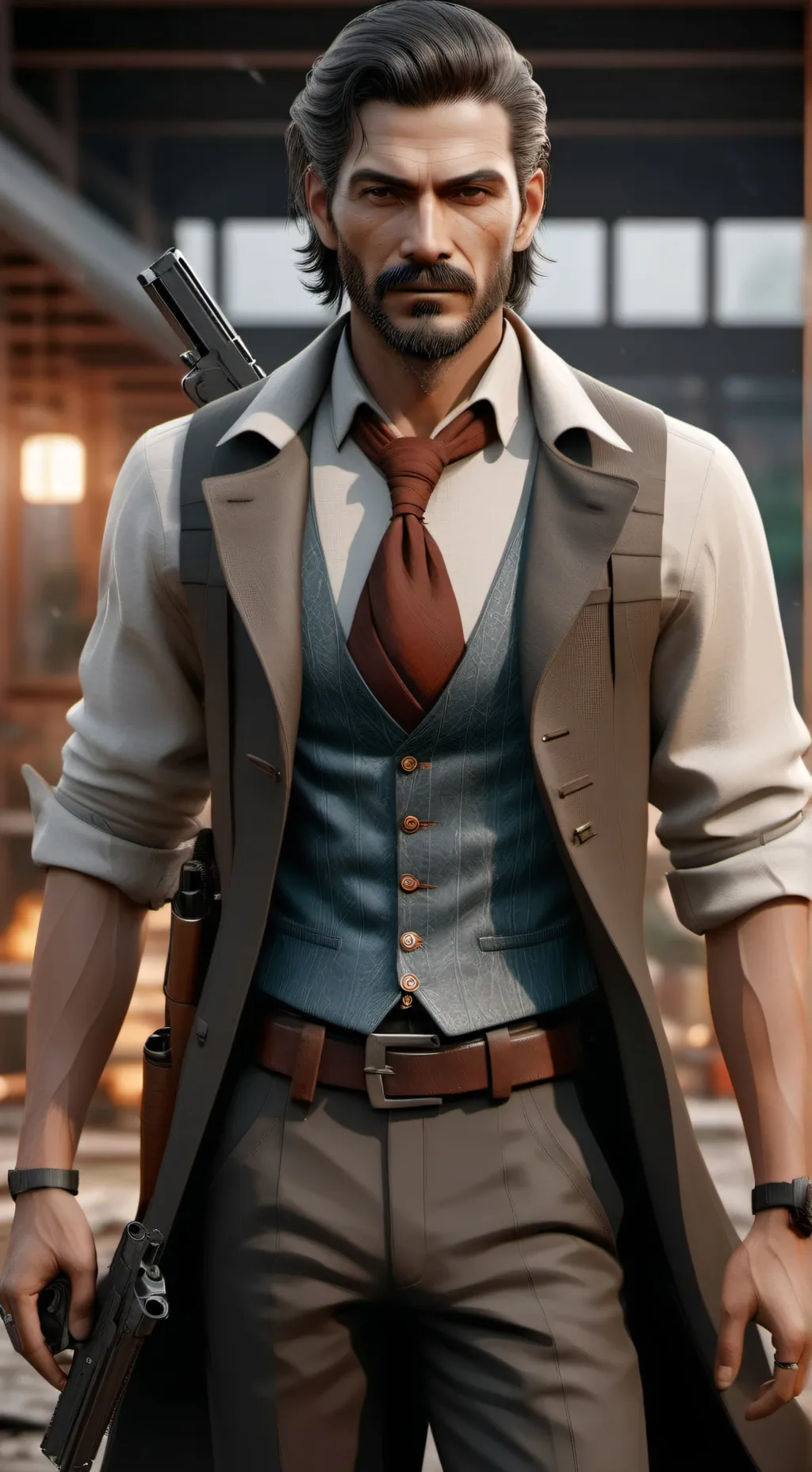 ai character: john wick background