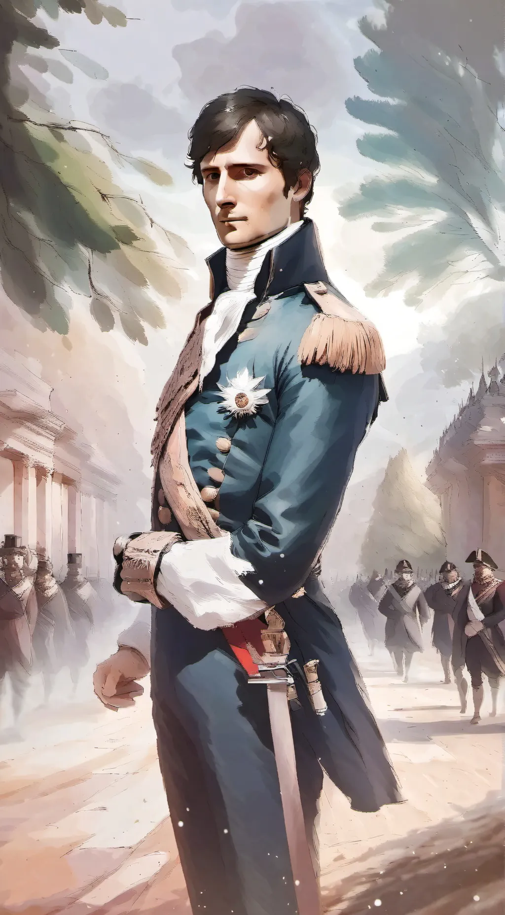 ai character: Napoleon Bonaparte background