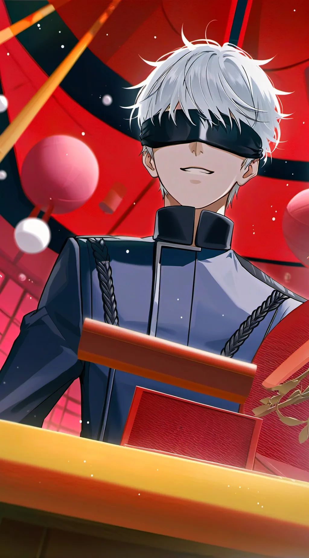 ai character: Satoru Gojo background