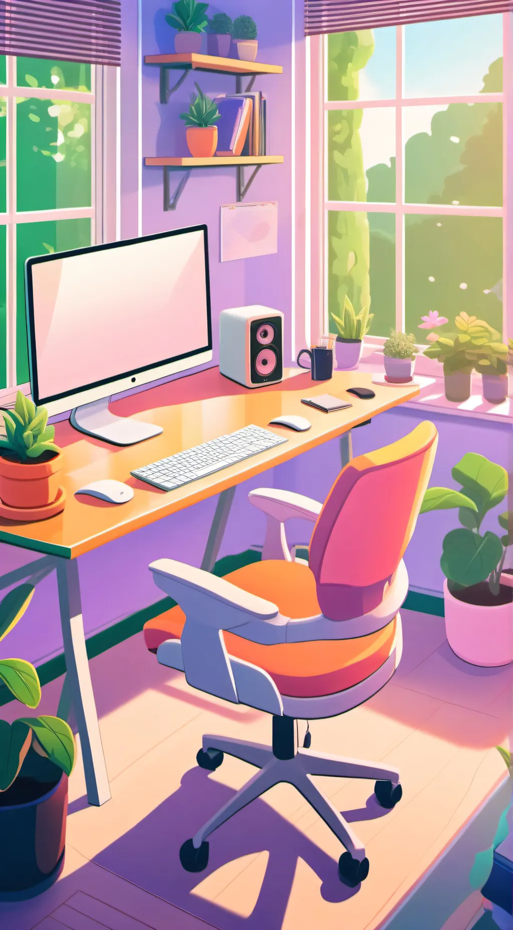 ai character: room background