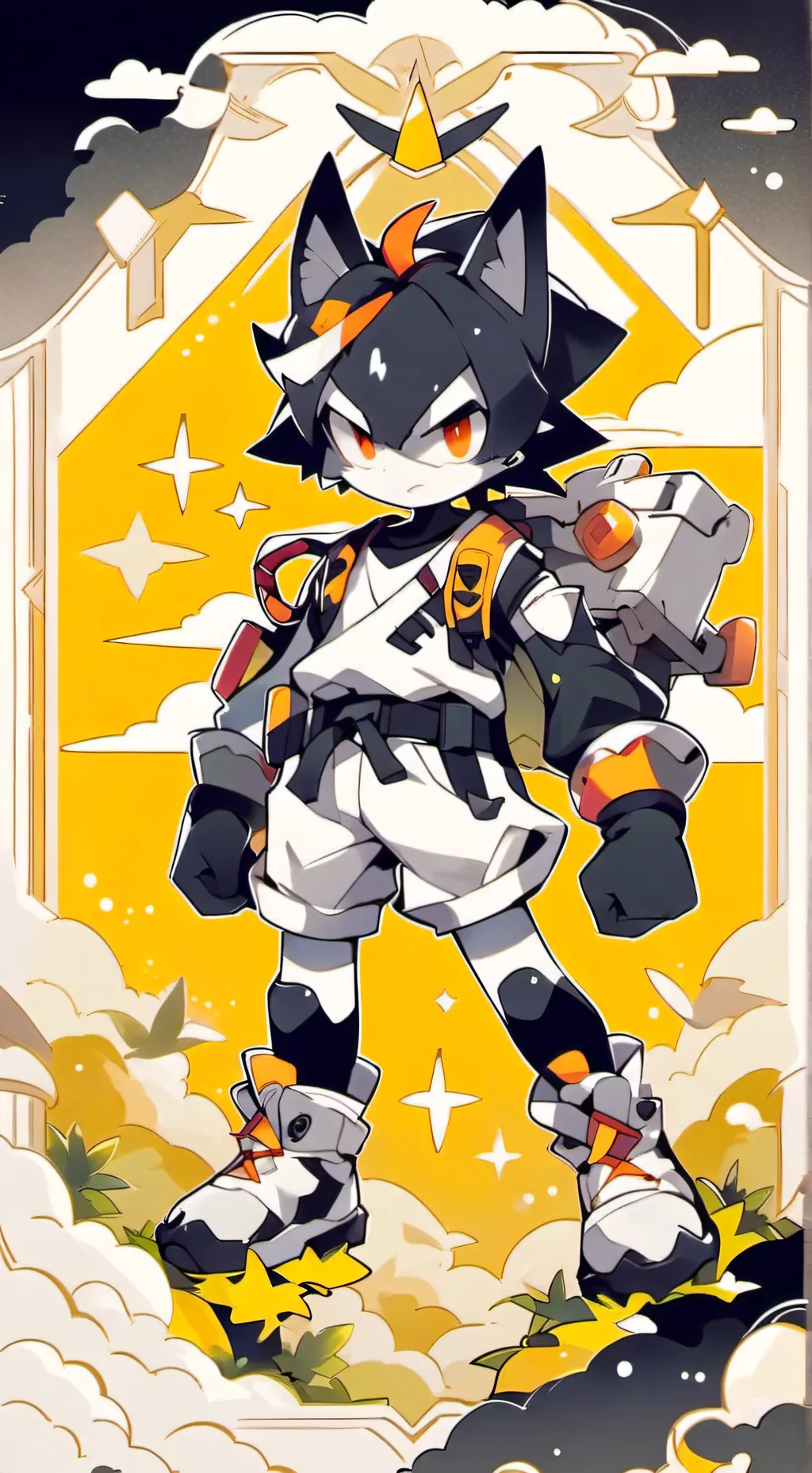 ai character: team sonic  background