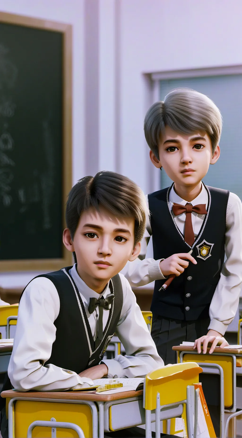 ai character: brady background