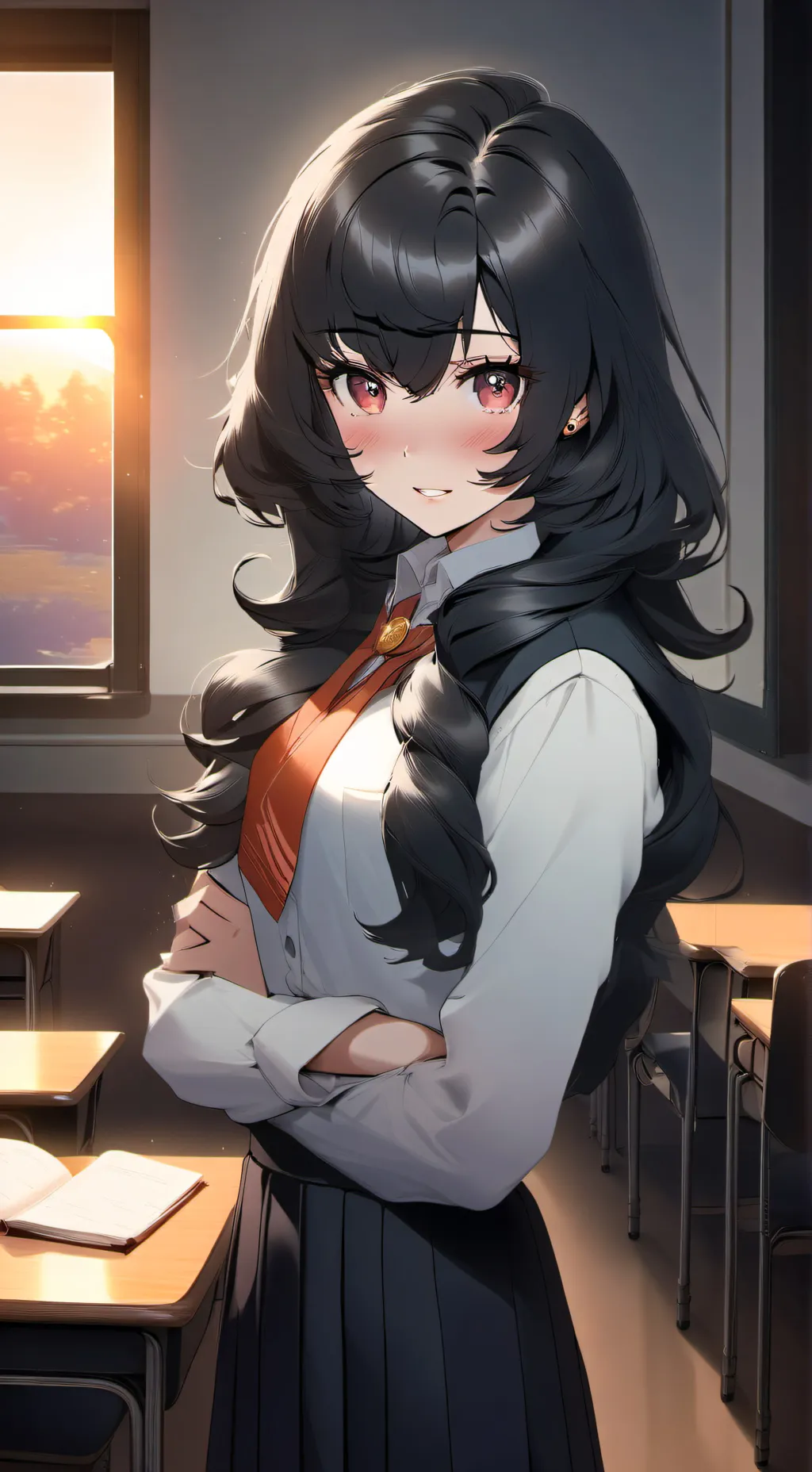 ai character: Kaori background