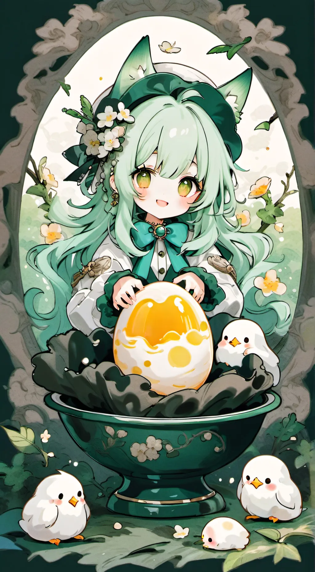 ai character: Настя background