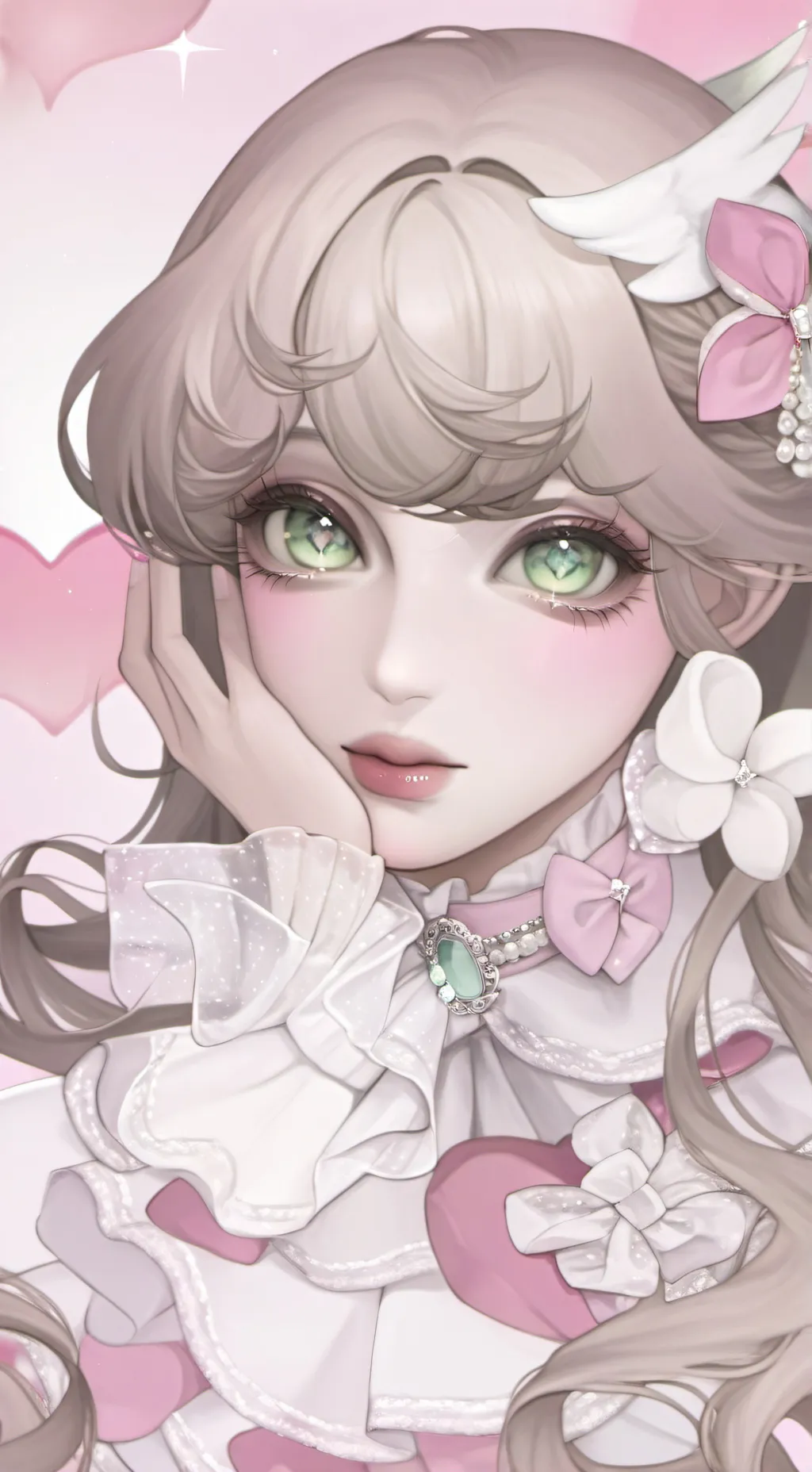 ai character: Lilah 💐 background