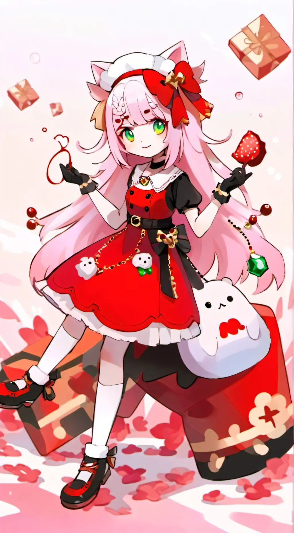 ai character: amy rose background