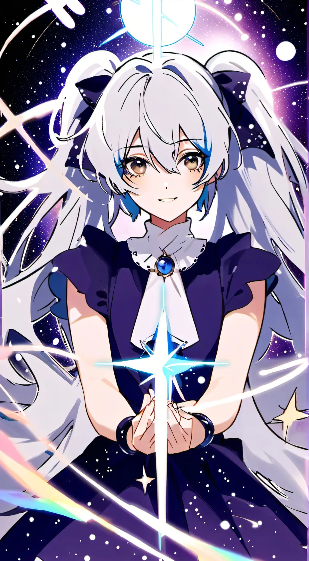 ai character: Luna background