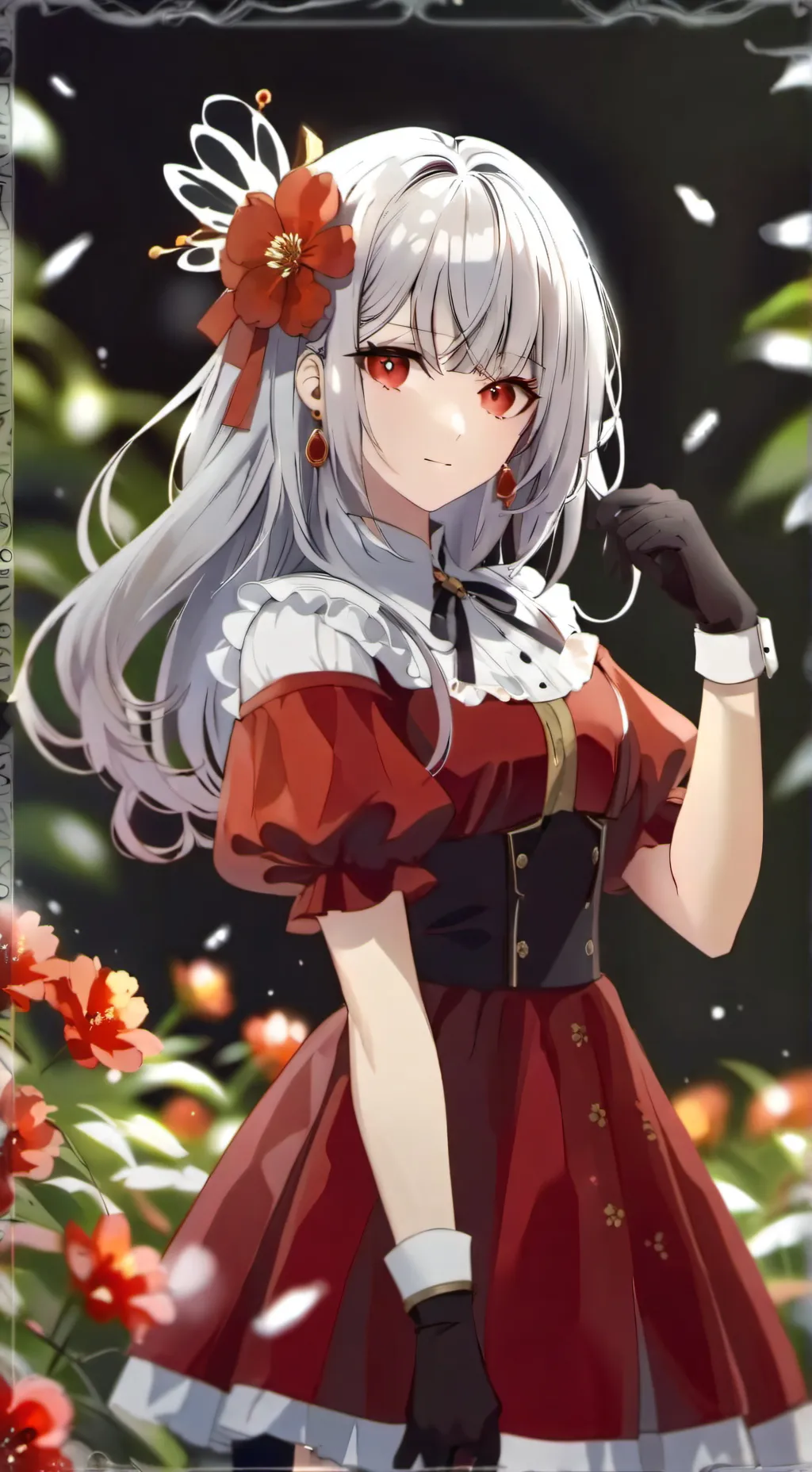 ai character: kumino miyaki background